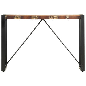 Konsolentisch 110x35x76 cm Massives Altholz
