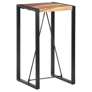 Bartisch 60 x 60 x 110 cm Massivholz Akazie