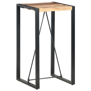 Bartisch 60 x 60 x 110 cm Massivholz Akazie