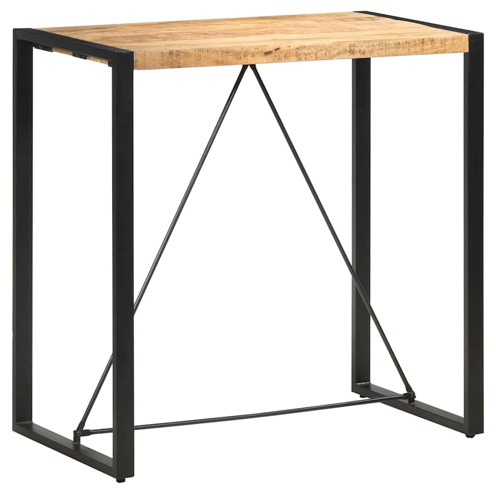 Bartisch 110 x 60 x 110 cm Massivholz Mango