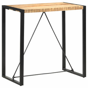 Bartisch 110 x 60 x 110 cm Massivholz Mango