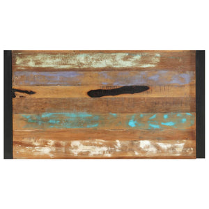Bartisch 110 x 60 x 110 cm Recyceltes Massivholz