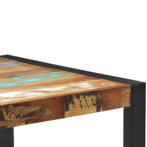 Bartisch 110 x 60 x 110 cm Recyceltes Massivholz
