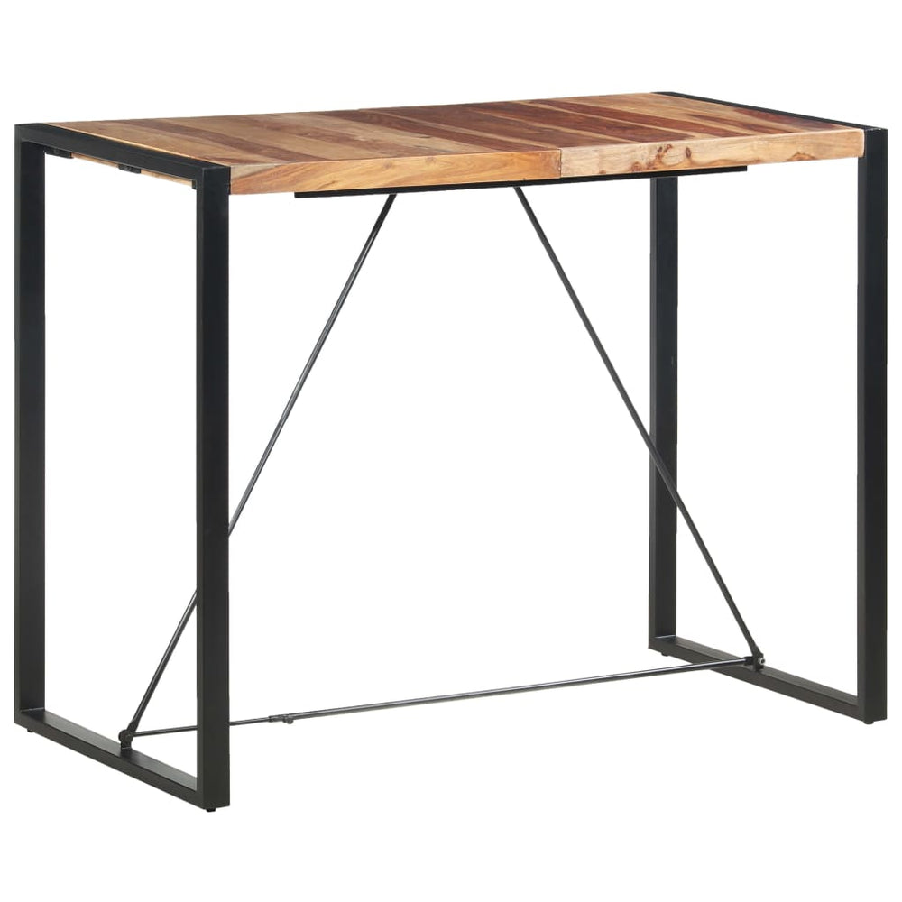 Bartisch 140 x 70 x 110 cm Massivholz Akazie