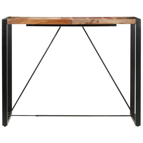 Bartisch 140 x 70 x 110 cm Massivholz Akazie
