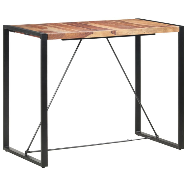 Bartisch 140 x 70 x 110 cm Massivholz Akazie