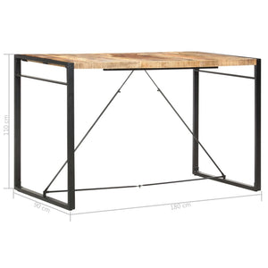 Bartisch 180 x 90 x 110 cm Massivholz Mango