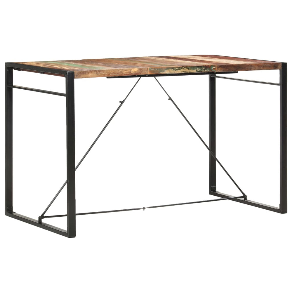 Bartisch 180 x 90 x 110 cm Recyceltes Massivholz