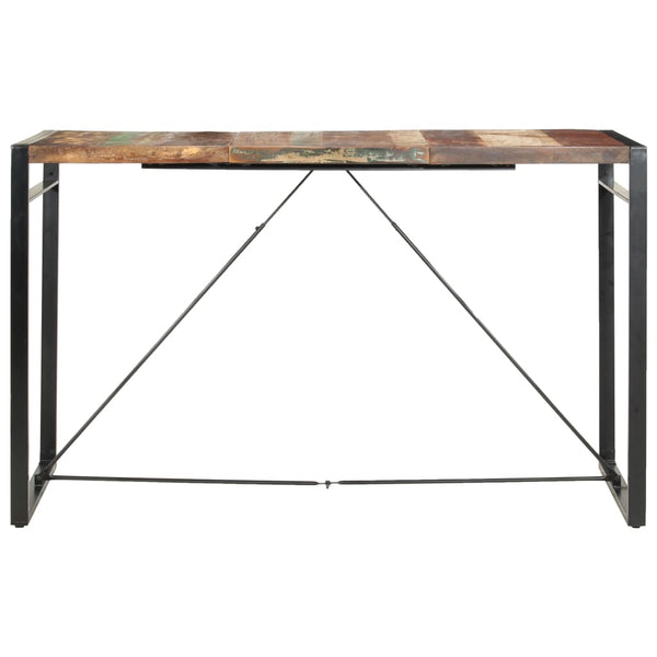 Bartisch 180 x 90 x 110 cm Recyceltes Massivholz