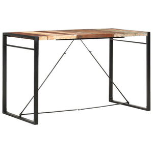 Bartisch 180 x 90 x 110 cm Recyceltes Massivholz