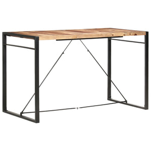 Bartisch 180 x 90 x 110 cm Massivholz Akazie