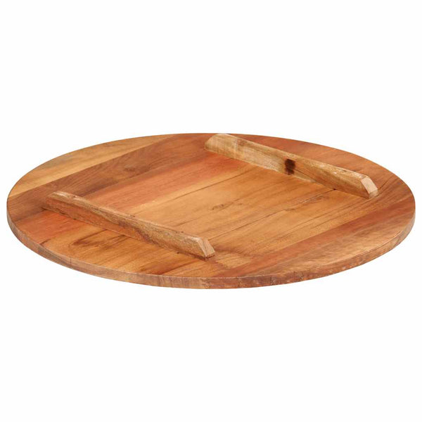 Tischplatte Massivholz Palisander Rund 15-16 mm 40 cm