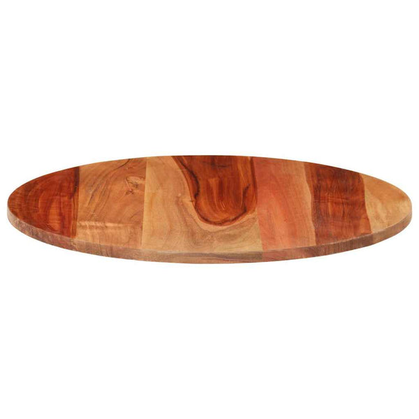 vidaXL Plateau de table Bois massif d'acacia Rond 15-16 mm 50 cm
