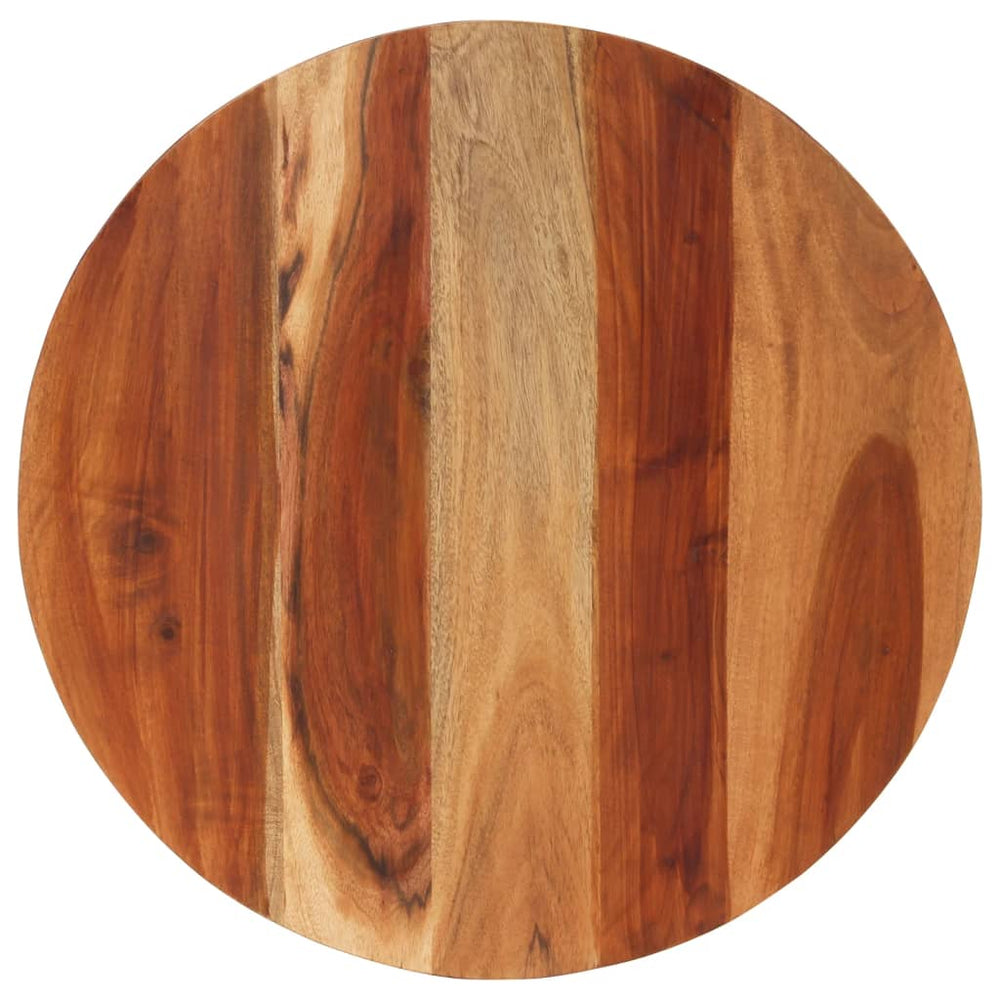 Tischplatte Massivholz Palisander Rund 15-16 mm 60 cm