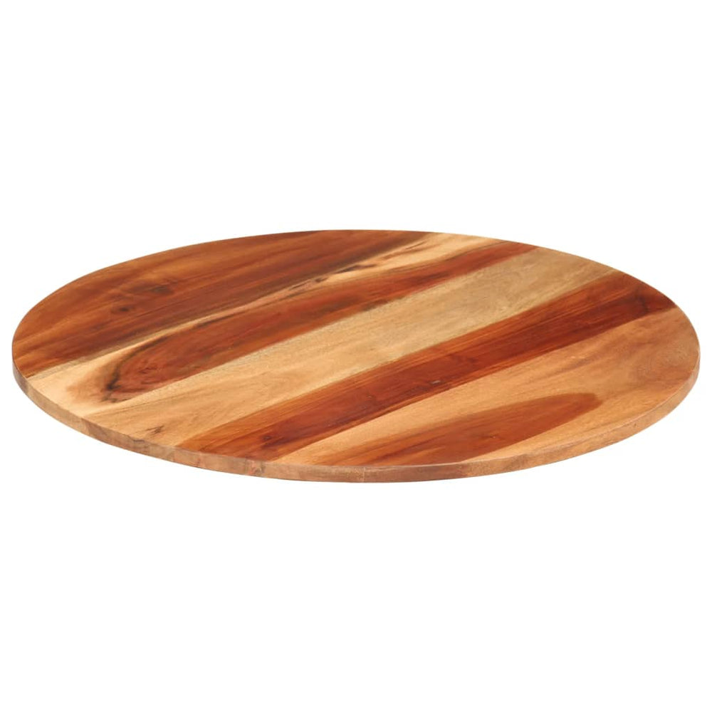Tischplatte Massivholz Palisander Rund 15-16 mm 60 cm