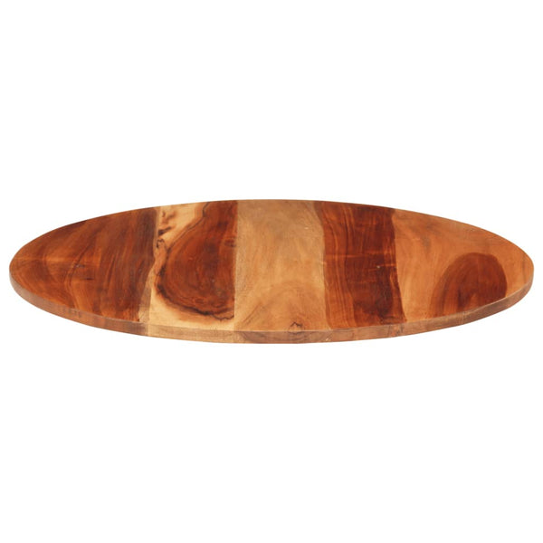 Tischplatte Massivholz Palisander Rund 15-16 mm 60 cm