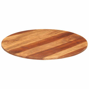 Tischplatte Massivholz Akazie Rund 15-16 mm 70 cm