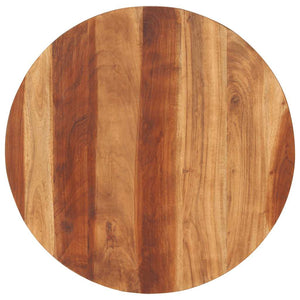 Tischplatte Massivholz Akazie Rund 15-16 mm 70 cm