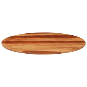 Tischplatte Massivholz Akazie Rund 15-16 mm 70 cm