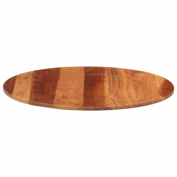 Tischplatte Massivholz Akazie Rund 15-16 mm 70 cm