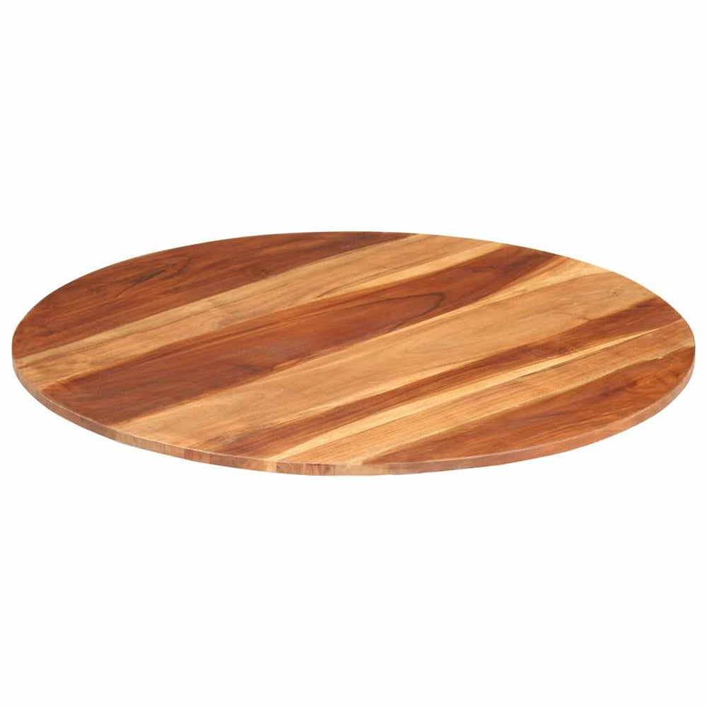 Tischplatte Massivholz Palisander Rund 15-16 mm 80 cm