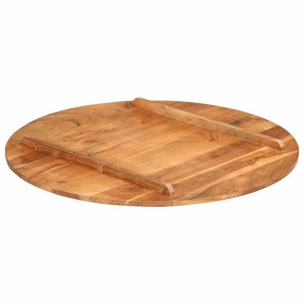 Tischplatte Massivholz Palisander Rund 15-16 mm 80 cm