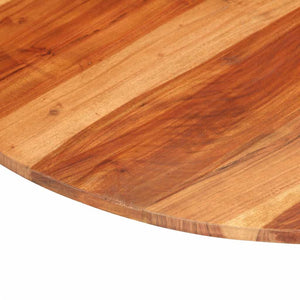 Tischplatte Massivholz Palisander Rund 15-16 mm 80 cm