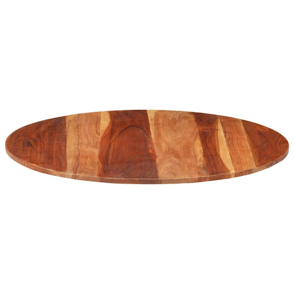 Tischplatte Massivholz Palisander Rund 15-16 mm 80 cm