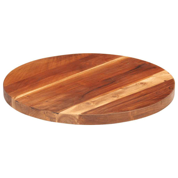 Tischplatte Massivholz Palisander Rund 25-27 mm 40 cm