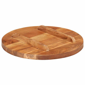 Tischplatte Massivholz Palisander Rund 25-27 mm 40 cm