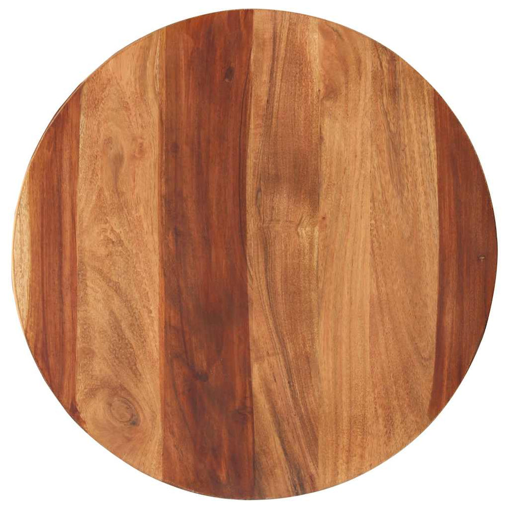 Tischplatte Massivholz Akazie Rund 25-27 mm 50 cm