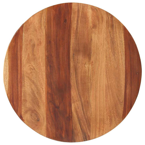 Tischplatte Massivholz Akazie Rund 25-27 mm 50 cm