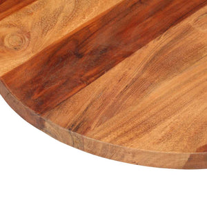 Tischplatte Massivholz Akazie Rund 25-27 mm 50 cm
