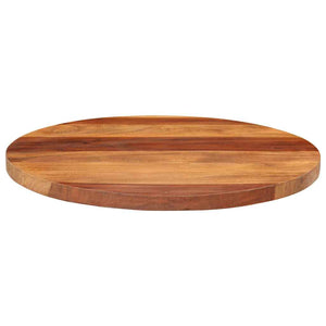 Tischplatte Massivholz Akazie Rund 25-27 mm 50 cm