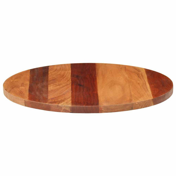 Tischplatte Massivholz Akazie Rund 25-27 mm 50 cm