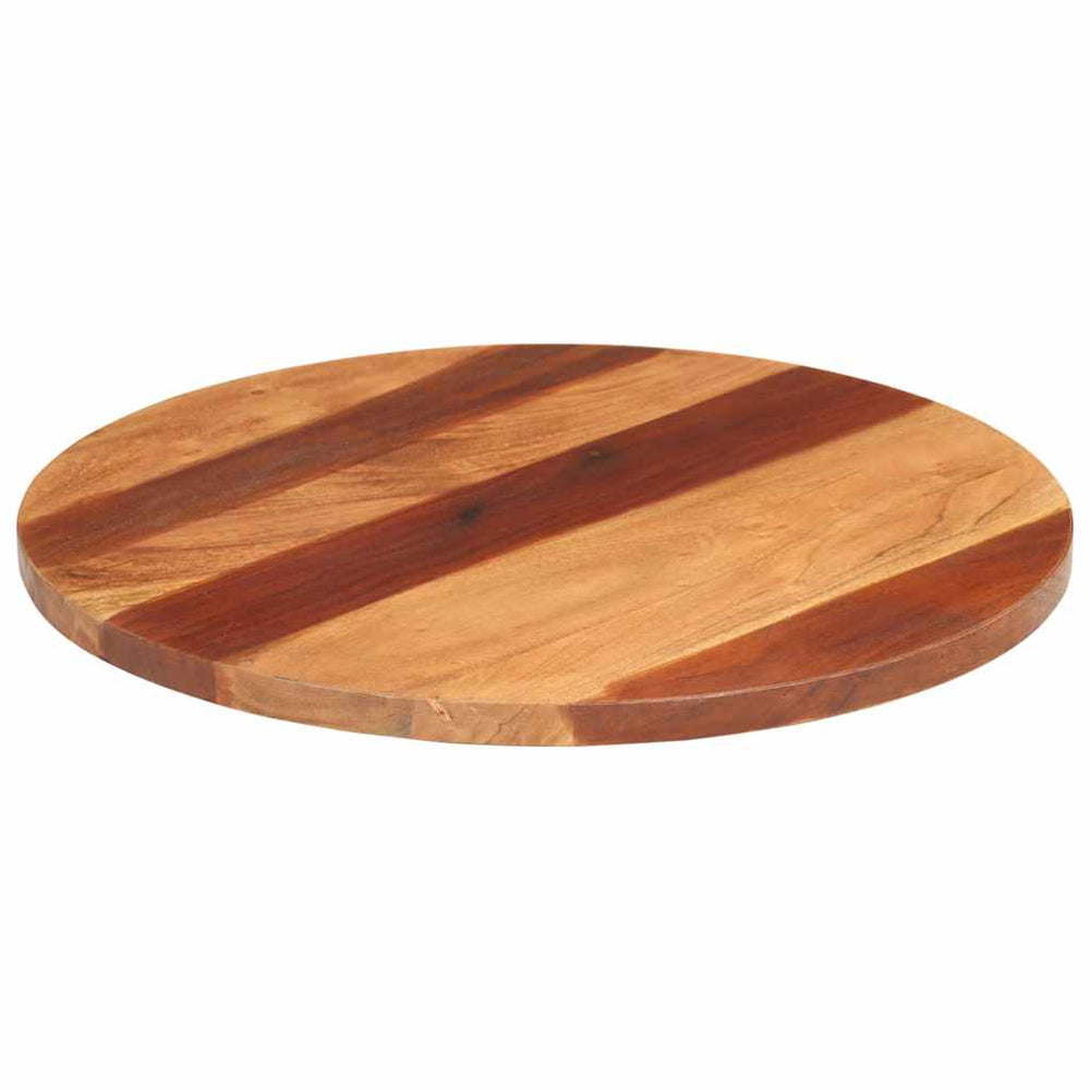 Tischplatte Massivholz Palisander Rund 25-27 mm 60 cm