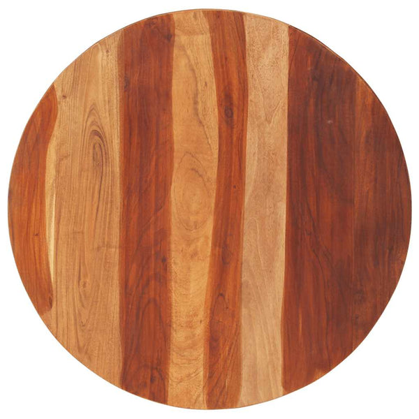 Tischplatte Massivholz Akazie Rund 25-27 mm 70 cm