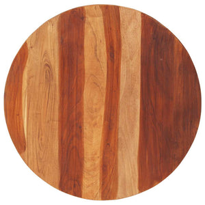 Tischplatte Massivholz Akazie Rund 25-27 mm 70 cm