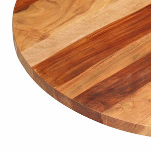 Tischplatte Massivholz Akazie Rund 25-27 mm 70 cm