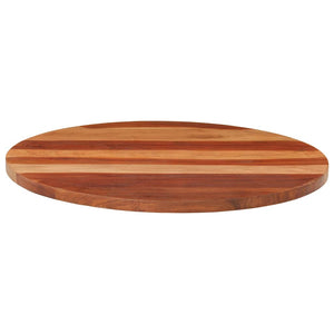 Tischplatte Massivholz Akazie Rund 25-27 mm 70 cm