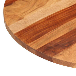 Tischplatte Massivholz Akazie Rund 25-27 mm 80 cm