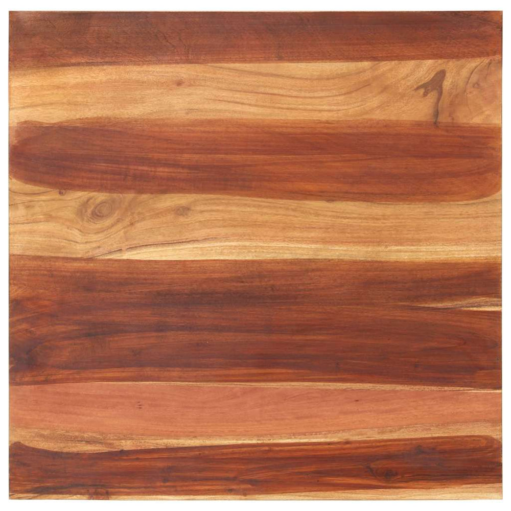 Tischplatte Massivholz Palisander 15-16 mm 70×70 cm