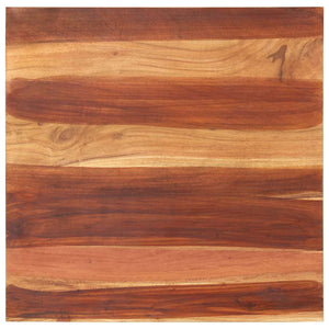 Tischplatte Massivholz Palisander 15-16 mm 70×70 cm