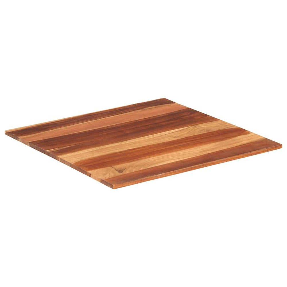 Tischplatte Massivholz Palisander 15-16 mm 70×70 cm