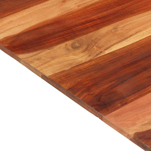 Tischplatte Massivholz Palisander 15-16 mm 70×70 cm