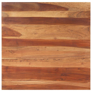 Tischplatte Massivholz Palisander 15-16 mm 80×80 cm