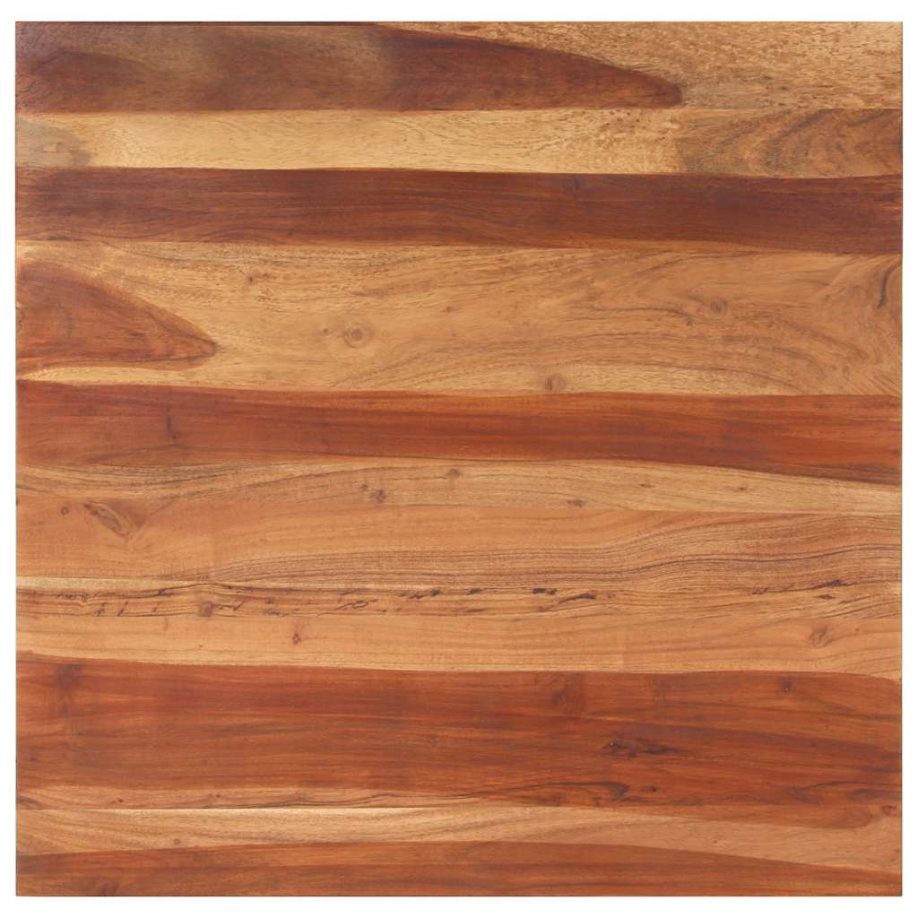 Tischplatte Massivholz Palisander 15-16 mm 80×80 cm