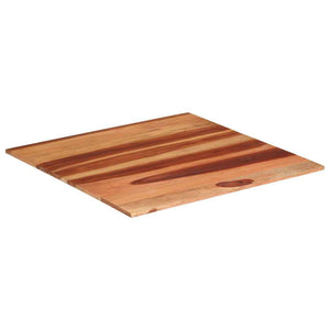 Tischplatte Massivholz Palisander 15-16 mm 80×80 cm