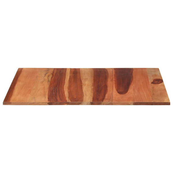 Tischplatte Massivholz Palisander 15-16 mm 80×80 cm