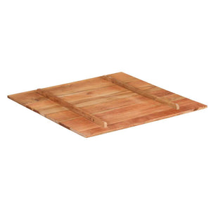 Tischplatte Massivholz Palisander 15-16 mm 80×80 cm